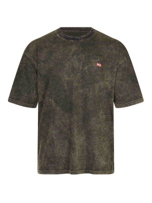 DIESEL: Tシャツ - Tシャツ - ブラウン
