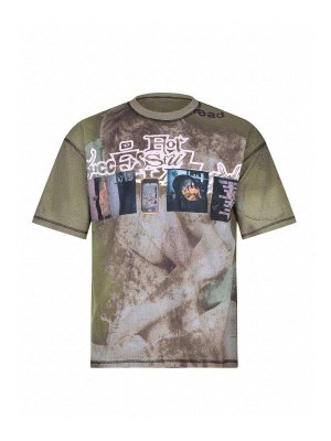 DIESEL: Camisetas - Camiseta - Verde