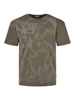 DIESEL: T-shirts - T-Shirt - Hellbraun