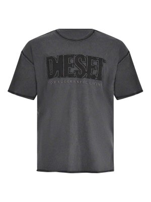 DIESEL: Tシャツ - Tシャツ - グレー