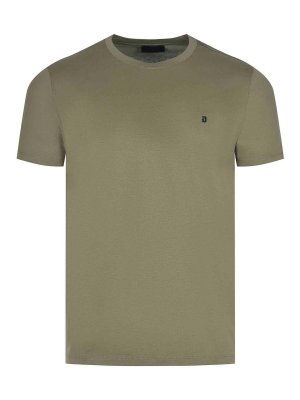 DONDUP: T-shirts - T-Shirt - Grün