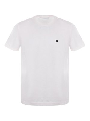 DONDUP: t-shirts - Slub Cotton T-Shirt
