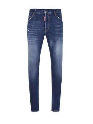 DSQUARED2: straight leg jeans - Jeans Made From Denim