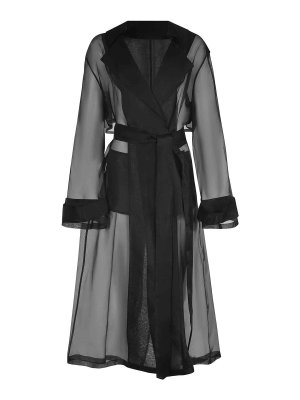 FEDERICA TOSI: Trenchcoats - Trenchcoat - Schwarz