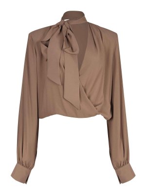 FEDERICA TOSI: ブラウス - ブラウス - ブラウン