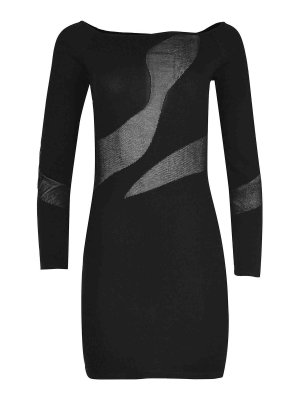 FEDERICA TOSI: Vestidos media pierna - Vestido Midi - Negro