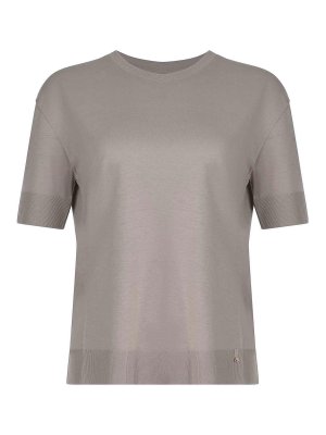 HERNO: crew necks - Sweater Made From A Cotton Blend