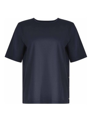 HERNO: T-shirts - T-Shirt - Blau