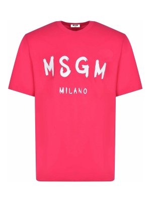 m.s.g.m.: t-shirts - Msgm T-Shirt Made Of Cotton