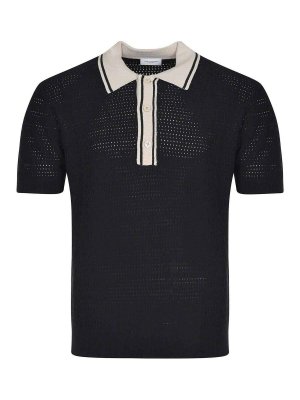Paolo Pecora: polo shirts - Polo Made Of  Crochet