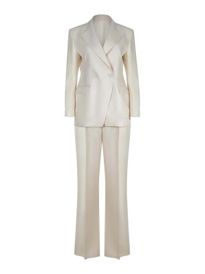 TAGLIATORE: knee length dresses - Tailleur   In Linen