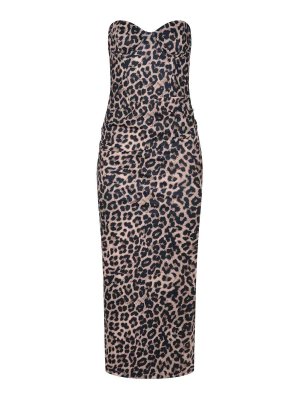 TWENTY FOURHAITCH: knee length dresses - Dress Made Of Polyester Blend