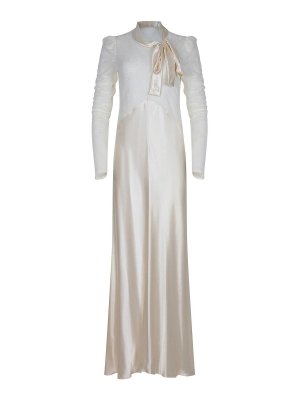 ALBERTA FERRETTI: knee length dresses - Dress Made Of  Viscose