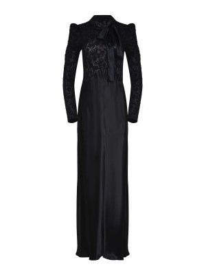 ALBERTA FERRETTI: ニーレングスドレス - 膝丈ドレス - 黒