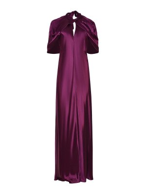 ALBERTA FERRETTI: knee length dresses - Dress Made Of  Viscose