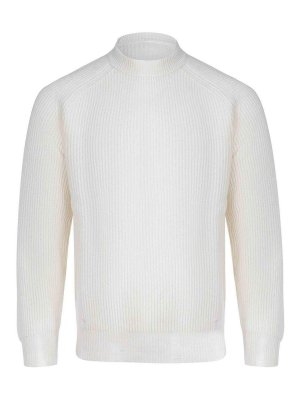 ATOMOFACTORY: crew necks - Sweater Made From A Wool And Cashmere Blend