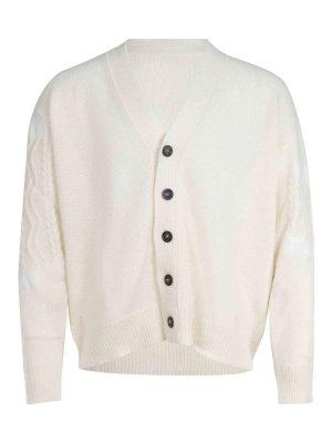 ATOMOFACTORY: cardigans - Cardigan Made Of Wool Blend