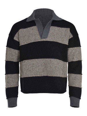 ATOMOFACTORY: crew necks - Sweater Made From A Wool Blend