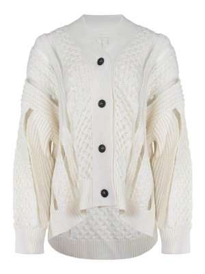 ATOMOFACTORY: Cardigans - Cardigan - Creme