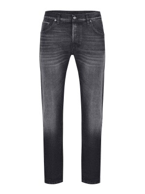 DONDUP: Jeans Rectos - Vaqueros Rectos - Negro