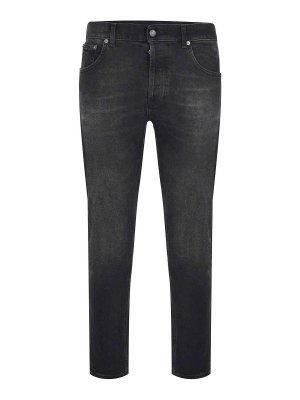 DONDUP: Jeans Rectos - Vaqueros Rectos - Negro