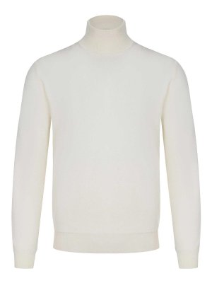 FILIPPO DE LAURENTIIS: crew necks - Turtleneck In Lightweight Merino Wool Yarn