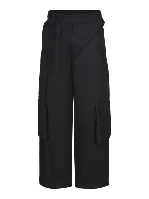 HELIOT EMIL: casual trousers - Cargo Pants Made From A  Cotton Blend