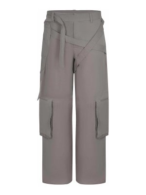 HELIOT EMIL: casual trousers - Cargo Pants Made From A Cotton Blend