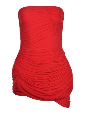 MAGDA BUTRYM: knee length dresses - Magda Butrym Dress Made Of Cupro Blend