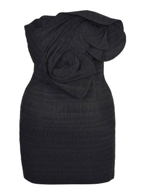 MAGDA BUTRYM: knee length dresses - Magda Butrym Dress Made Of  Polyester