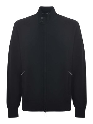 Paolo Pecora: cardigans - Wool And Cotton Blend Cardigan