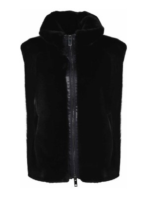 Pinko: vests - Vest Made Of Faux Fur