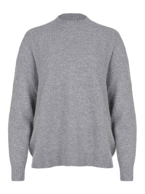 SOLOTRE: crew necks - Sweater Made Of A Wool And Cashmere Blend