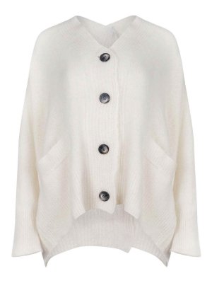 SOLOTRE: カーディガン - カーディガン - ベージュ