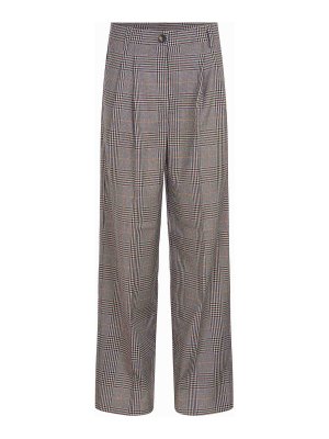 SOLOTRE: casual trousers - Pants Made From A Multicolor Viscose Blend