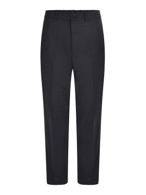 SOLOTRE: casual trousers - Trousers Made Of A Wool Blend
