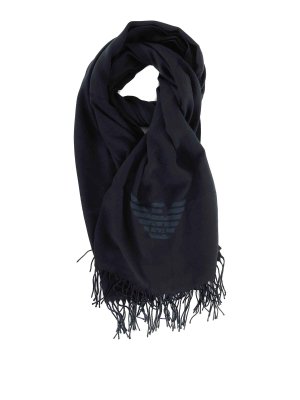 EMPORIO ARMANI: スカーフ - スカーフ - 黒