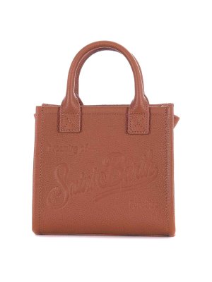 MC2 SAINT BARTH: shopper - Shopping in pelle martellata