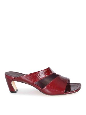 POEVE: sandals - Sandals Made Of  Leather