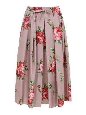 DOLCE & GABBANA: Knielange und Midi Röcke - Midirock - Bunt