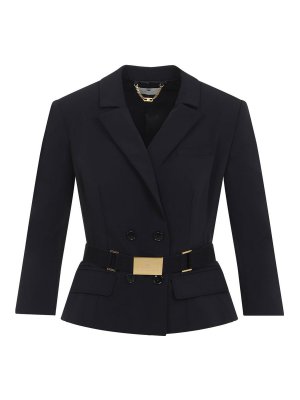 ELISABETTA FRANCHI: Kurze Daunenjacken - Daunenjacke - Schwarz