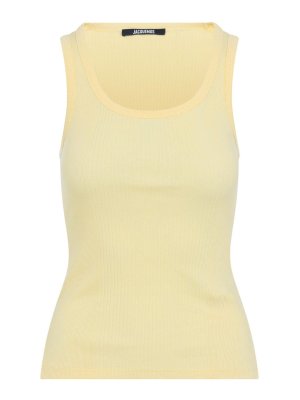JACQUEMUS: トップス＆タンクトップ - トップ/タンクトップ - ライトイエロー