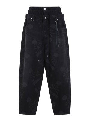 MASTERMIND WORLD: jeans bootcut - Jeans Aloha vestibilità ampia