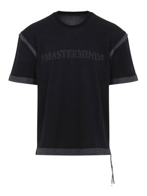MASTERMIND WORLD: t-shirts - Cut-Off T-Shirt