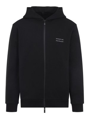 MONCLER: Sweatshirts & Pulls - Sweat-Shirts - Noir