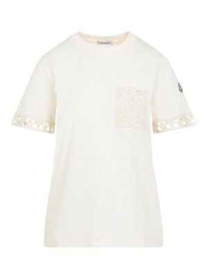 MONCLER: Camisetas - Camiseta - Beis