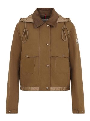 MONCLER: Casualjacken - Casualjacke - Braun