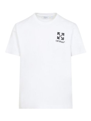 OFF-WHITE: Tシャツ - Tシャツ - 白