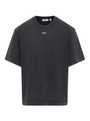 OFF-WHITE: t-shirt - T-shirt da skate Off White Fallen Caravaggio