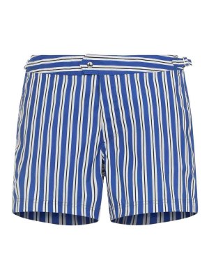 TOM FORD: Trousers Shorts - Regimental Stripe Swim Shorts